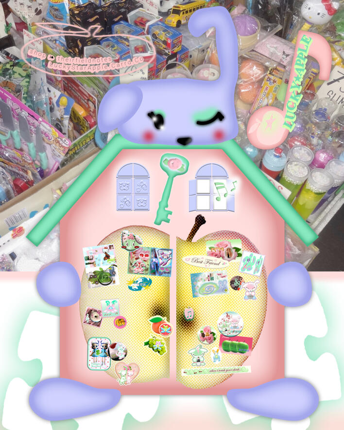 LuckyApple April 2025 Shop (2025) graphic design and illustration